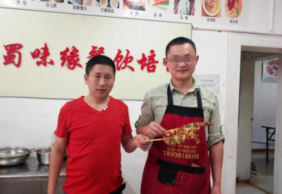 南京的學員做的烤魷魚